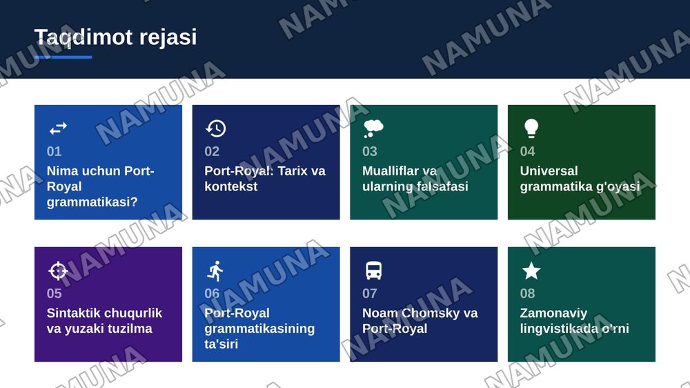 Port-Royal grammatikasi — zamonaviy taqdimot, 2-slayd