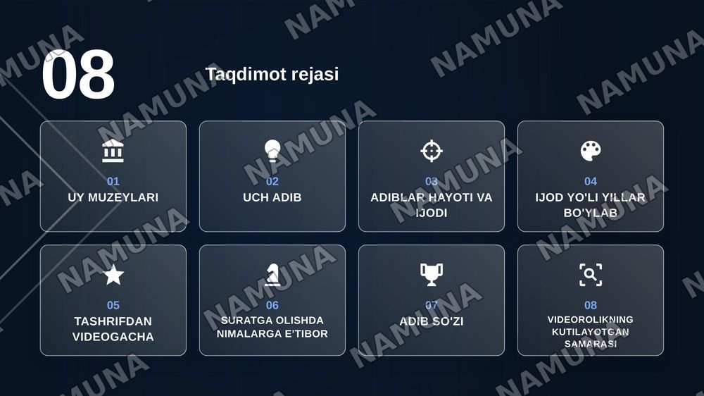 Oybek, G'ofur G'ulom, Zulfiya uy muzeylariga tashrif buyurish va adiblar faoliyati to'g'risida videoroliklar tayyorlash. — zamonaviy taqdimot, 2-slayd