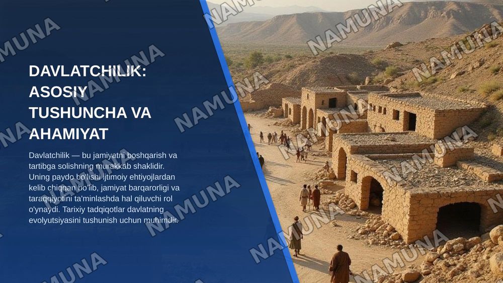 Davlatchilikning tarixiy asoslari — zamonaviy taqdimot, 3-slayd