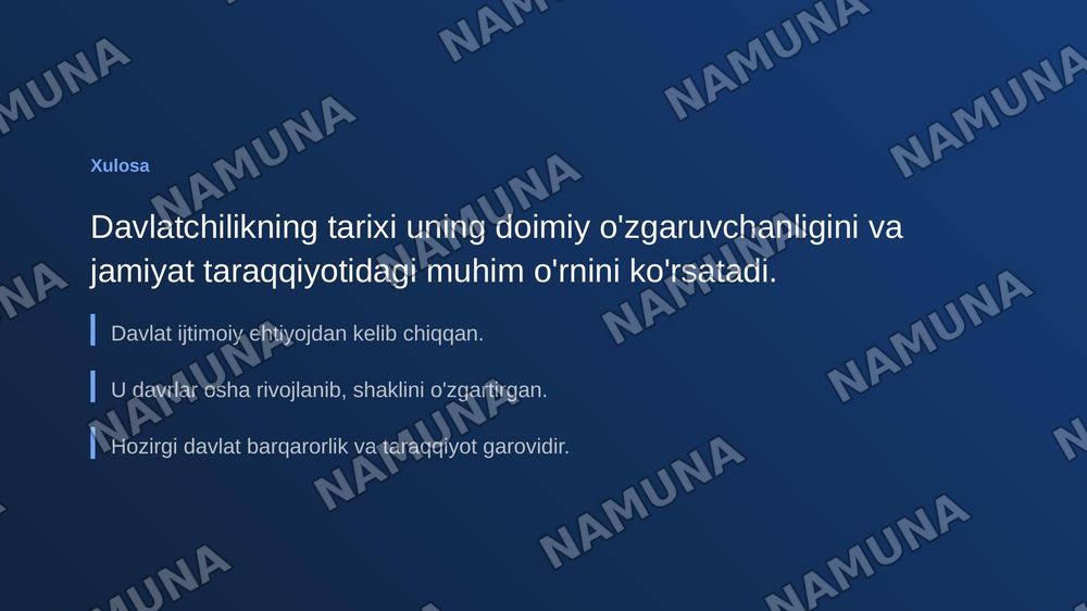 Davlatchilikning tarixiy asoslari — zamonaviy taqdimot, 7-slayd