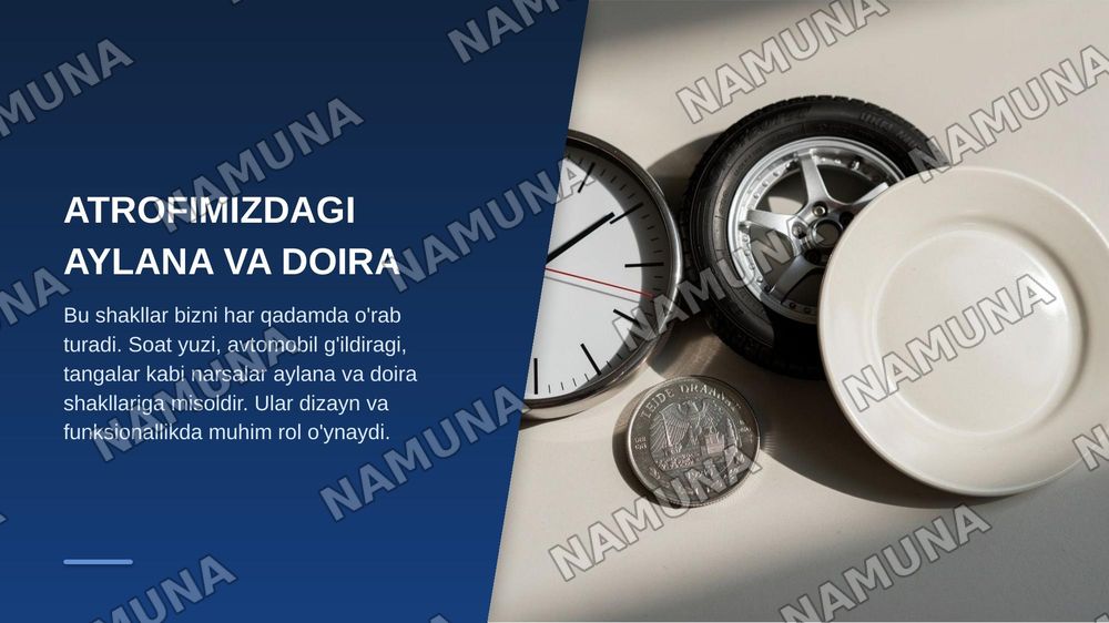 Aylana va Doira — zamonaviy taqdimot, 3-slayd