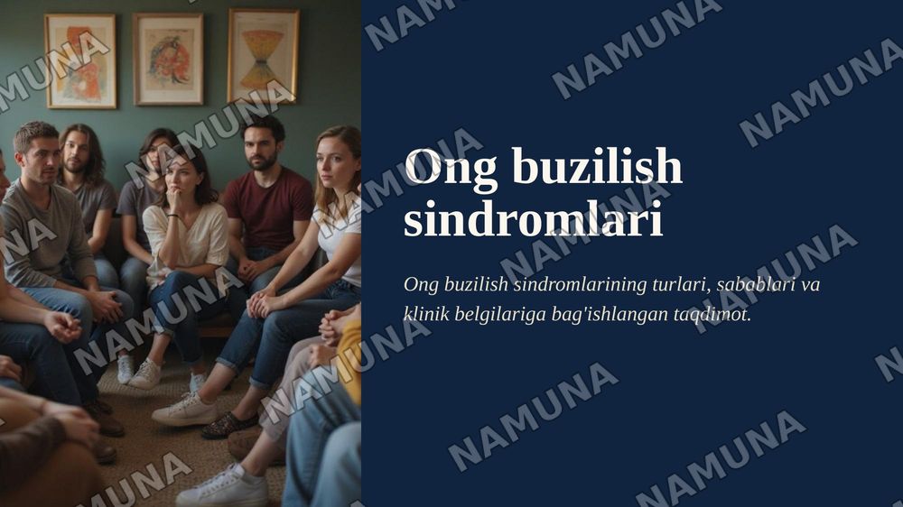 Ong buzilish sindromlari — zamonaviy taqdimot, 1-slayd