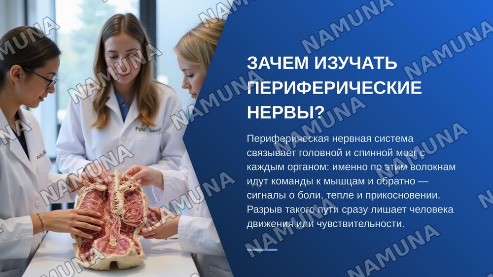 Функциональная анатомия периферической нервной системы. Формирование спинномозговых нервов. Задние ветви спинномозговых нервов. Грудные нервы. Шейное сплетение. — zamonaviy taqdimot, 3-slayd