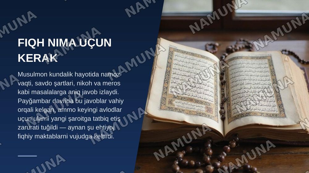 Islom fiqhiy maktablari — zamonaviy taqdimot, 3-slayd
