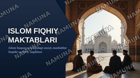 Islom fiqhiy maktablari — zamonaviy taqdimot