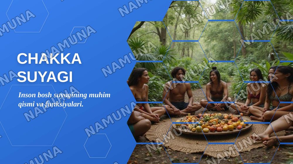 Chakka suyagi — zamonaviy taqdimot, 1-slayd