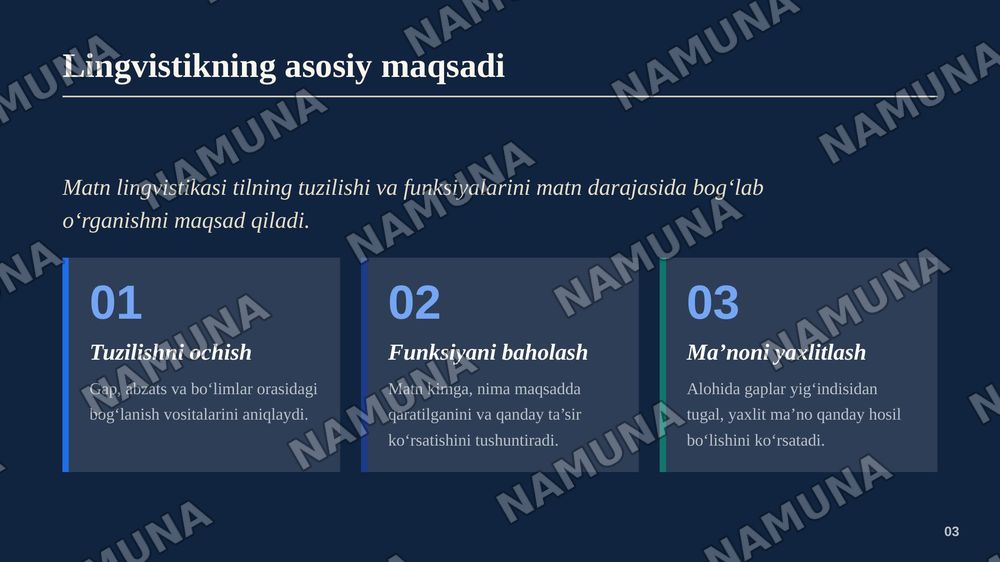 Matn lingvistikasi — zamonaviy taqdimot, 4-slayd