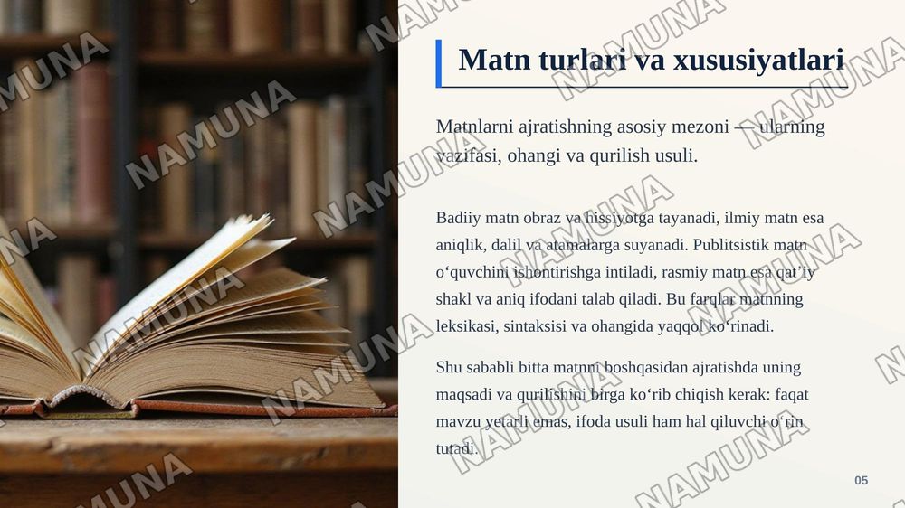 Matn lingvistikasi — zamonaviy taqdimot, 6-slayd
