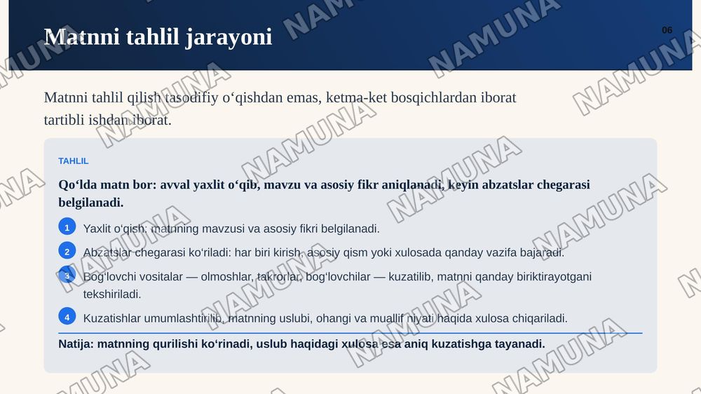 Matn lingvistikasi — zamonaviy taqdimot, 7-slayd