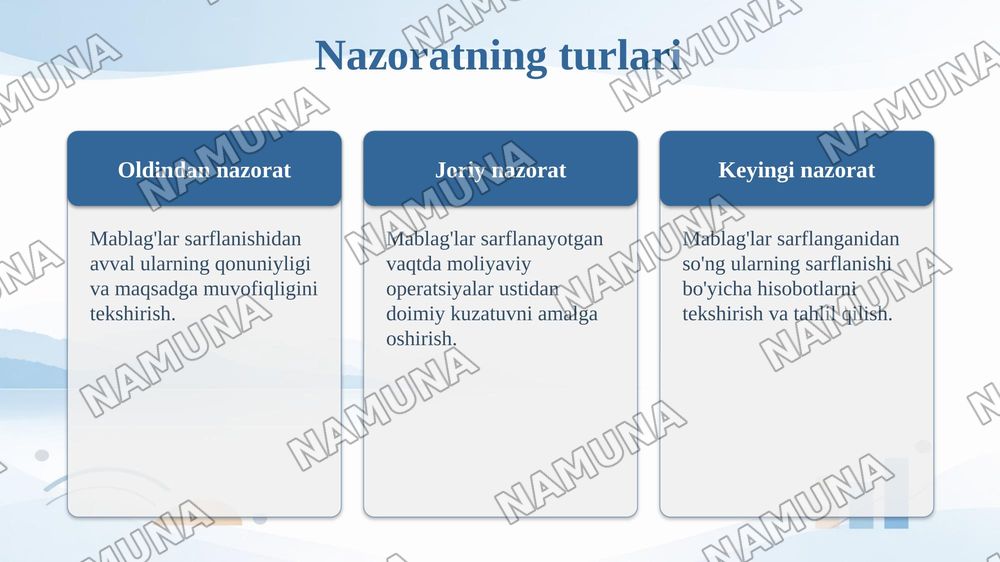 Davlat moliyaviy nazorati. — taqdimot, 6-slayd