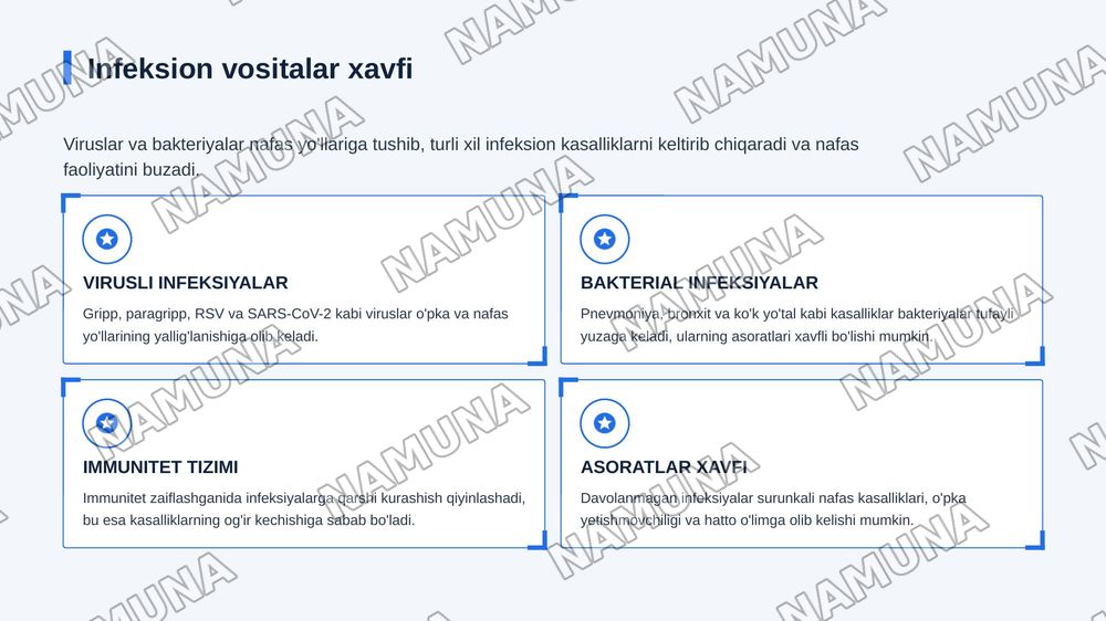 Nafas a'zolari faoliyatiga ta'sir etuvchi vositalar — zamonaviy taqdimot, 8-slayd
