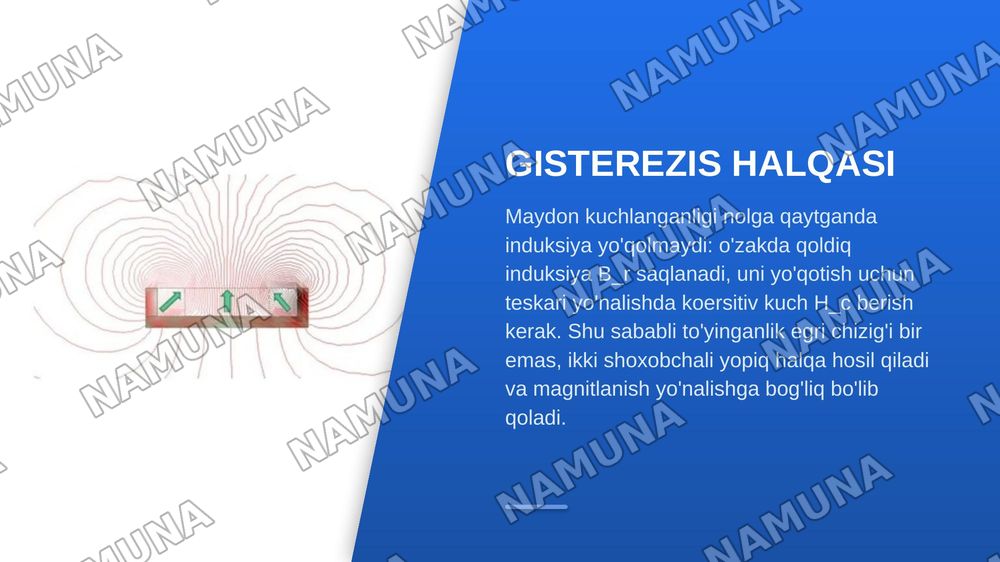 Nochiziqli magnit zanjir. — zamonaviy taqdimot, 7-slayd