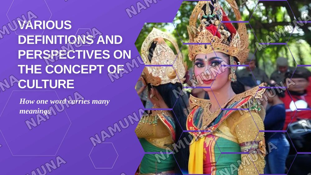 Various definitions and perspectives on the concept of culture — zamonaviy taqdimot, 1-slayd