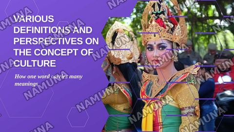 Various definitions and perspectives on the concept of culture — zamonaviy taqdimot