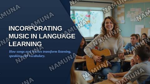 Incorporating music in language learning.
What role can songs and rhymes play in developing listening, speaking, and vocabulary skills? — zamonaviy taqdimot