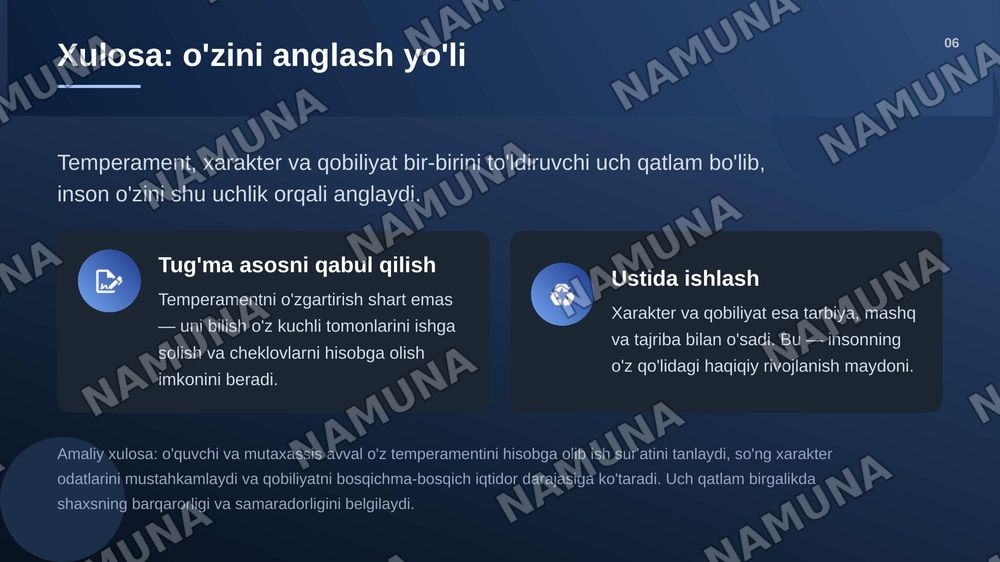 Temperament.Xarakter.Qobilyat va iqtidor — zamonaviy taqdimot, 7-slayd