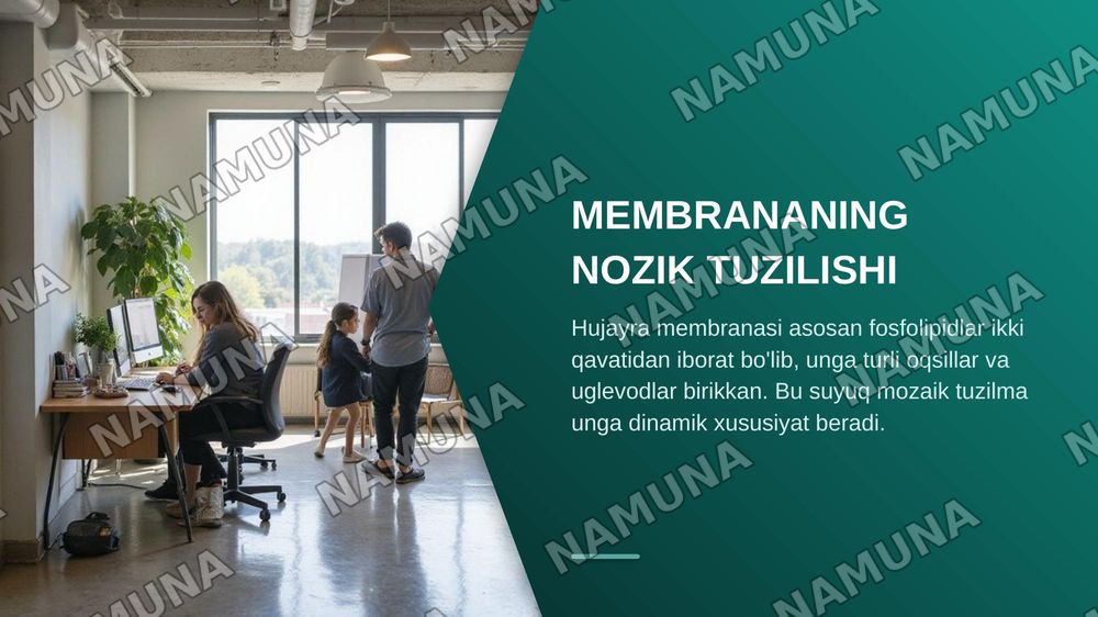 Eukariot hujayraning ultrasturukturaviy tuzilishi.Hujayra menbranasi uning nozik tuzilishi va hujayraga moddalarning kirishi — zamonaviy taqdimot, 5-slayd