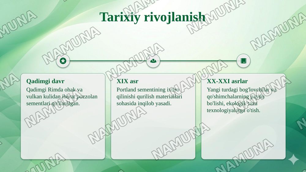 Noorganik (mineral) bog‘lovchi materiallar va ularning xususiyatlari. — taqdimot, 5-slayd
