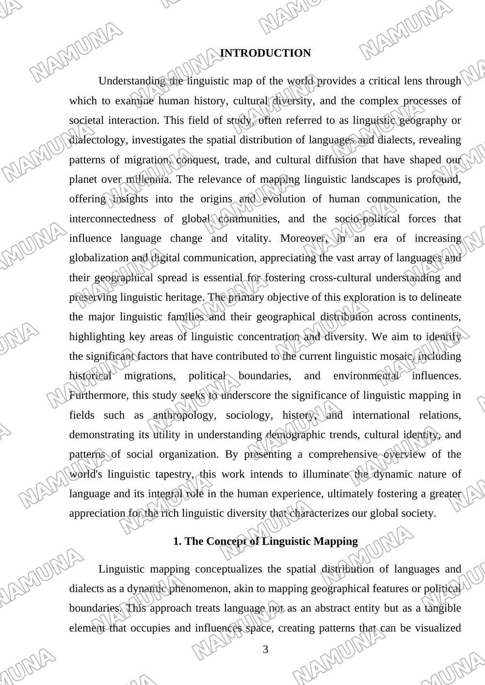 Linguistic map of the world — mustaqil ish, 3-varaq