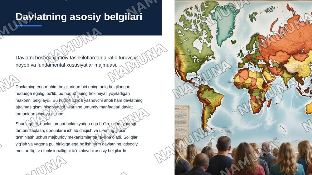 Davlat tushunchasi belgilari mohiyati va tiplari — zamonaviy taqdimot, 5-slayd