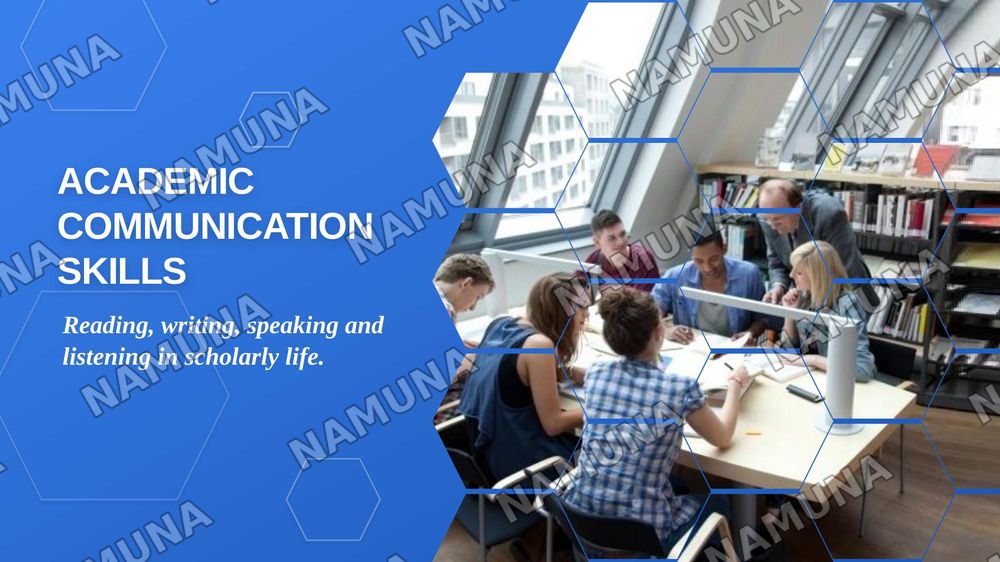 Academic Communication Skills — zamonaviy taqdimot, 1-slayd