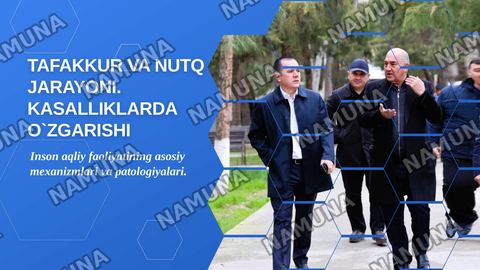 : "Tafakkur va nutq jarayoni. Tafakkur va nutqning kasalliklarda o`zgarishi — zamonaviy taqdimot