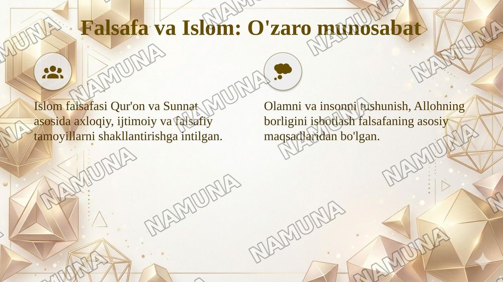 Islom falsafasi — taqdimot, 4-slayd