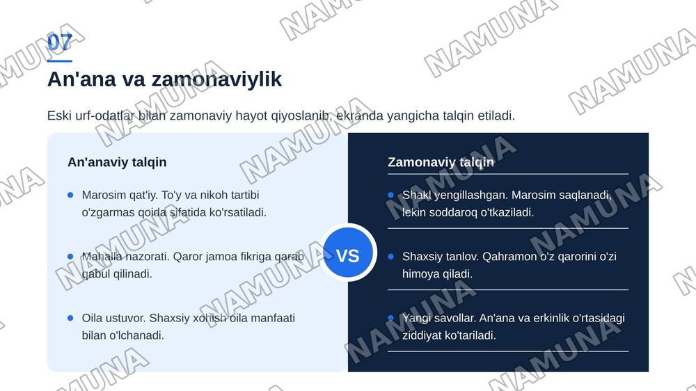 Milliy urf odatlar aks etgan kinolar — zamonaviy taqdimot, 8-slayd