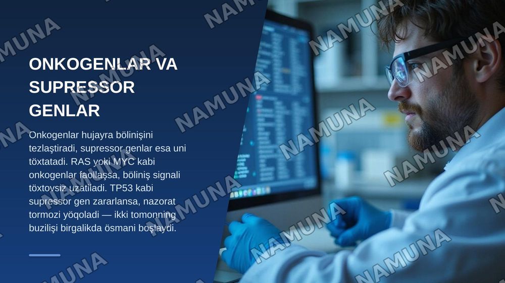 O'smalarning biologik xususiyatlari.
Onkologiyada klinik gruppalar. TNM sistemasi. Onkologiyada davolash printsiplari — zamonaviy taqdimot, 8-slayd