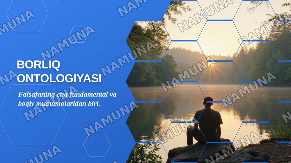 Borliq Ontoligiyasi — zamonaviy taqdimot, 1-slayd
