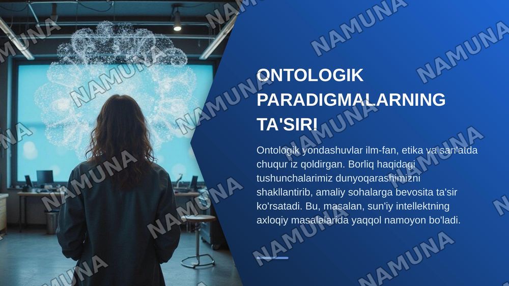 Borliq Ontoligiyasi — zamonaviy taqdimot, 7-slayd