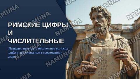 Римские цифры и числительные — zamonaviy taqdimot