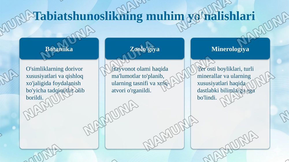 O'rta asrlarda tabiatshunoslik va yer haqidagi bilimlar. — taqdimot, 7-slayd