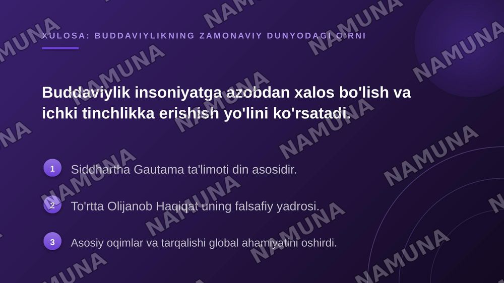 Buddaviylik dinining paydo bolishi tarixi,asosiy ta'limotlari,oqimlar va manbalari — zamonaviy taqdimot, 7-slayd