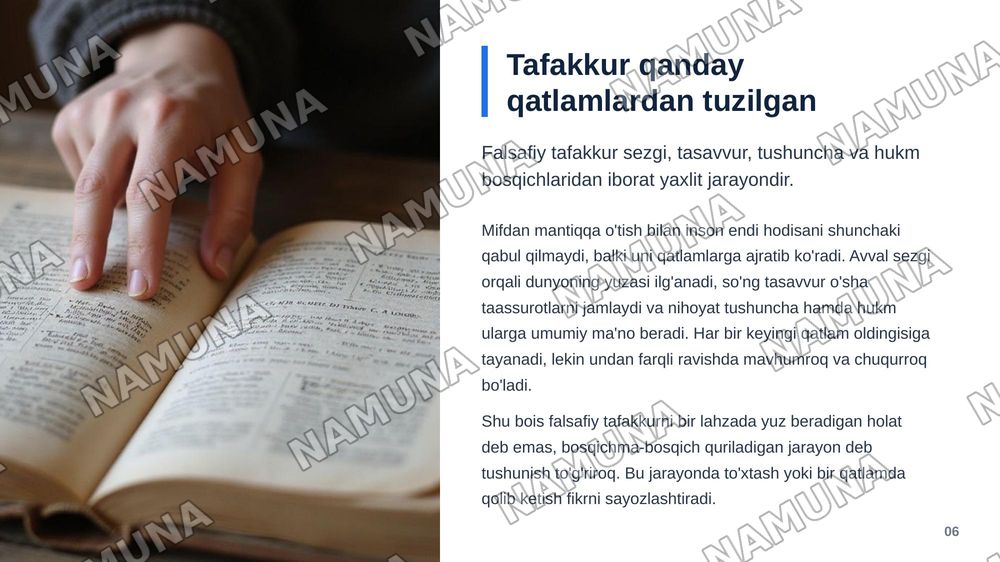 Falsafiy tafakkurning mohiyati, uning imkoniyatlari — zamonaviy taqdimot, 7-slayd