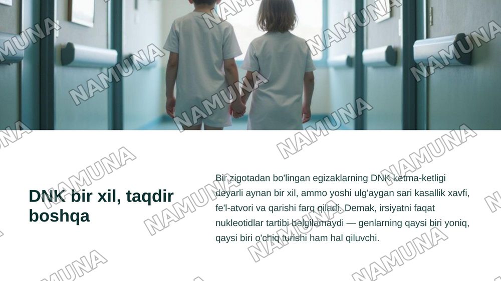 Epigenetik omillarning genlar faolligiga ta'siri — zamonaviy taqdimot, 3-slayd