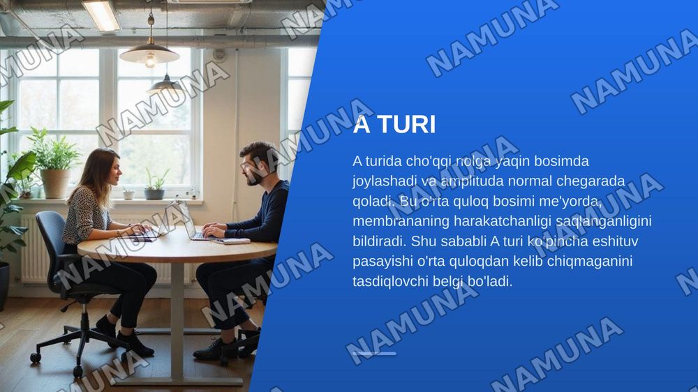 Timpanogramma turlarini farqlash, tekshirish natijalarini tahlil qilish — zamonaviy taqdimot, 8-slayd
