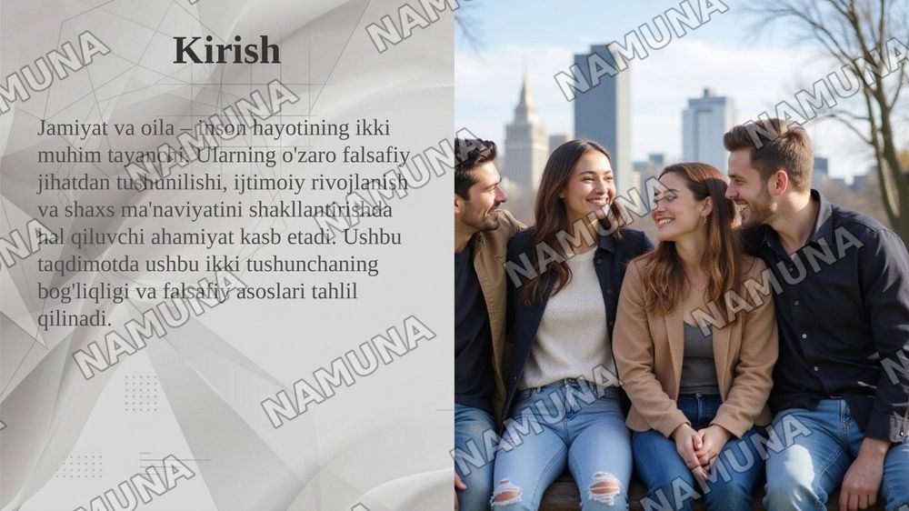 Jamiyat va oila falsafasi — taqdimot, 3-slayd