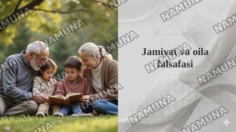 Jamiyat va oila falsafasi — taqdimot