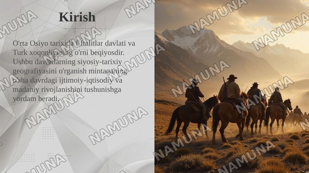 Eftalitlar va turk xoqonligi siyosiy-tarixiy geografiyasi — taqdimot, 3-slayd