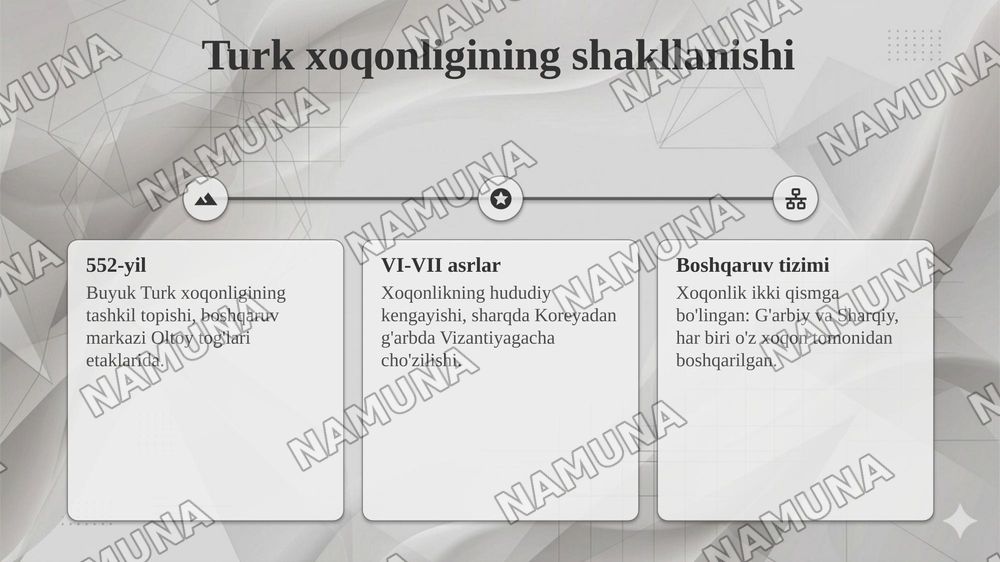 Eftalitlar va turk xoqonligi siyosiy-tarixiy geografiyasi — taqdimot, 5-slayd