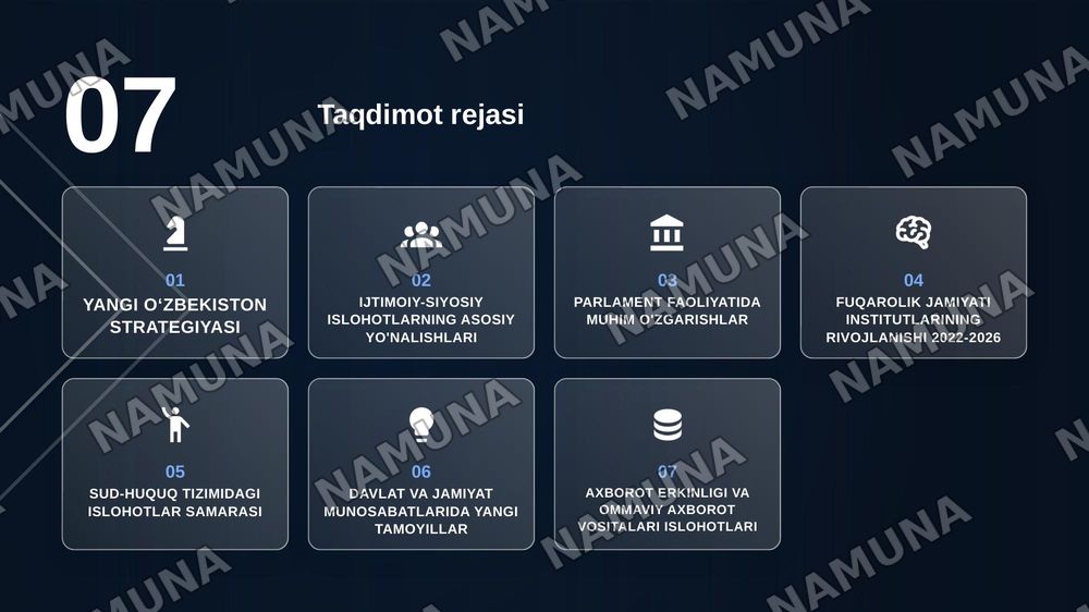 o'zbekiston respublikasida ijtimoiy-siyosiy sohadagi islohotlar — zamonaviy taqdimot, 2-slayd