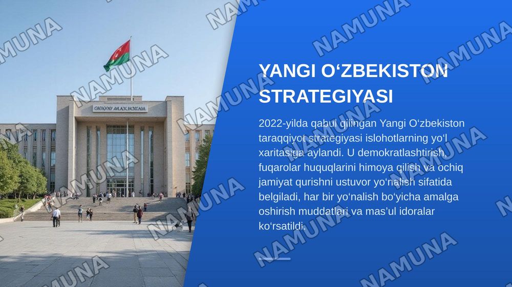 o'zbekiston respublikasida ijtimoiy-siyosiy sohadagi islohotlar — zamonaviy taqdimot, 3-slayd