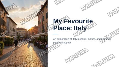 my favourite place (italy) — zamonaviy taqdimot