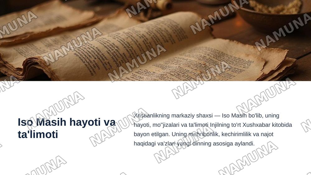 Xristiyanlik dini — zamonaviy taqdimot, 5-slayd