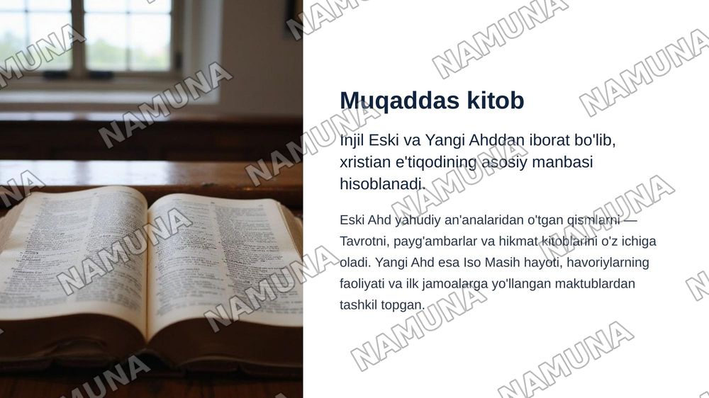 Xristiyanlik dini — zamonaviy taqdimot, 7-slayd