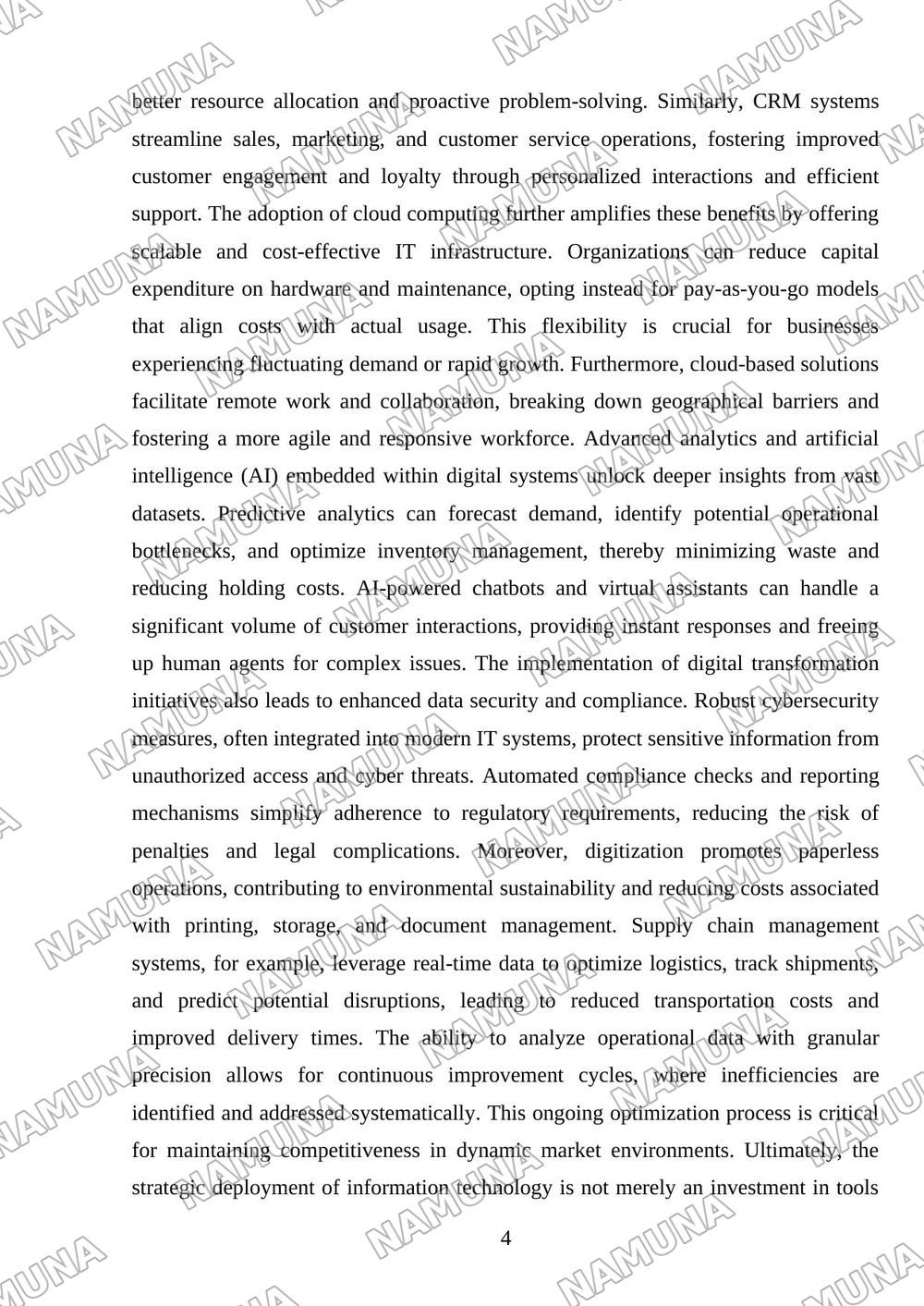 Benefits of Information Technology — referat, 4-varaq