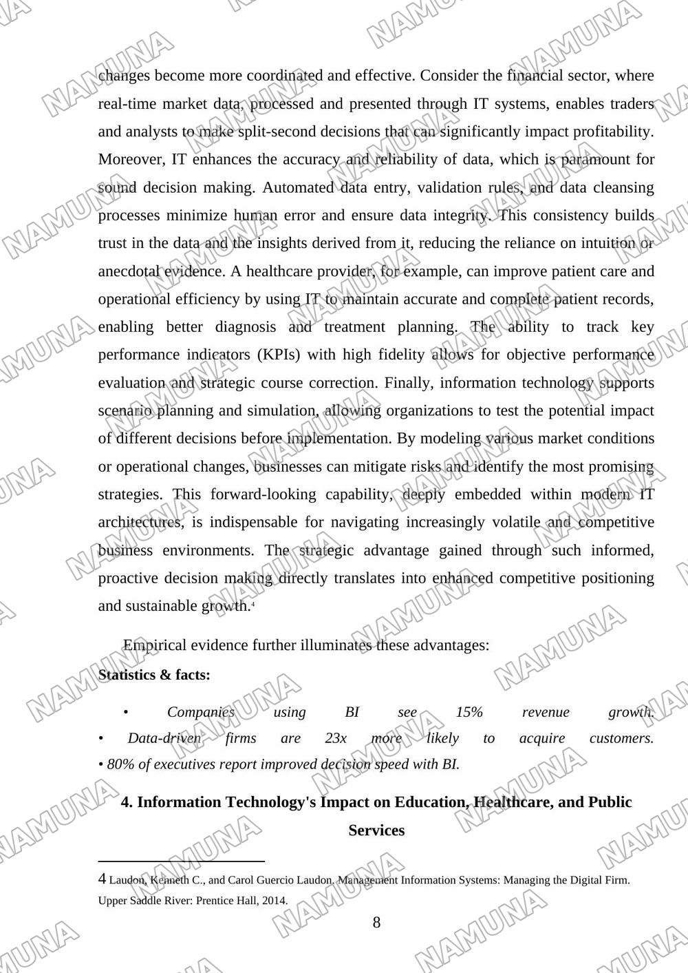 Benefits of Information Technology — referat, 8-varaq