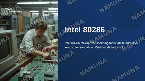 80286 — zamonaviy taqdimot