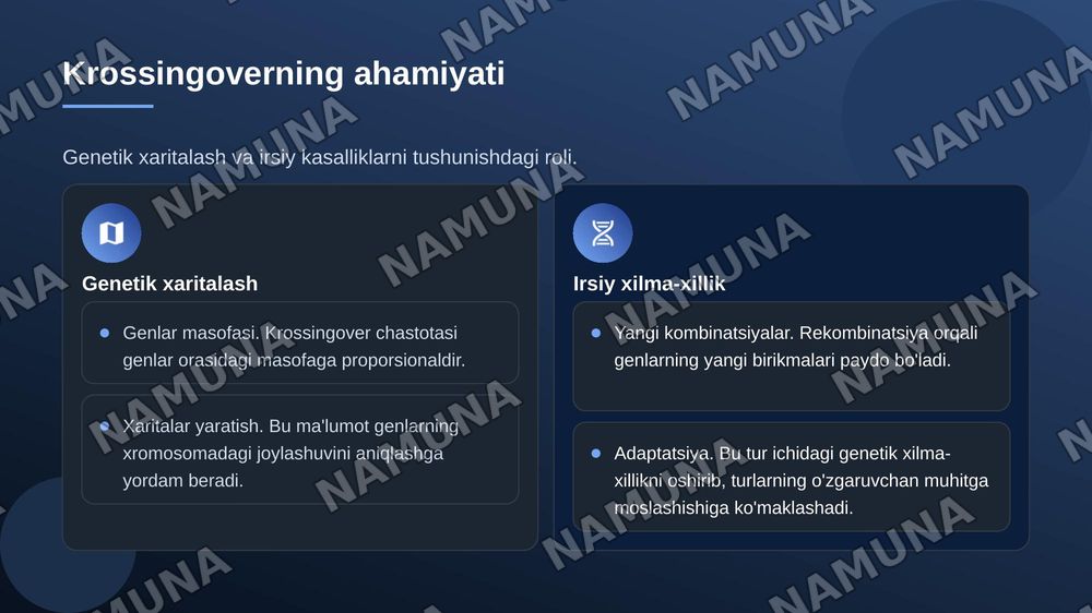 T.Morgonning ,irsiyatning, xromosoma nazariyasi. Genlarning birikish hodisasi. Krasingover belgilarning jinsga birikkan holda irsiylanishi. — zamonaviy taqdimot, 8-slayd
